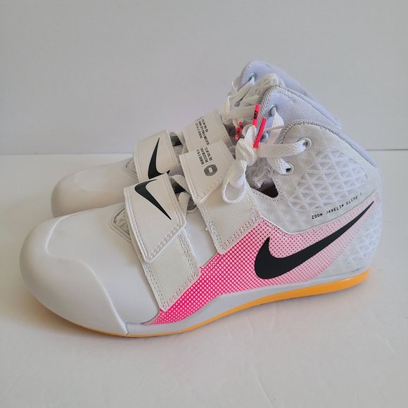NEW Nike Zoom Javelin Elite 3 Track Shoes NO SPIKES AJ8119-101 Size 9.5 White